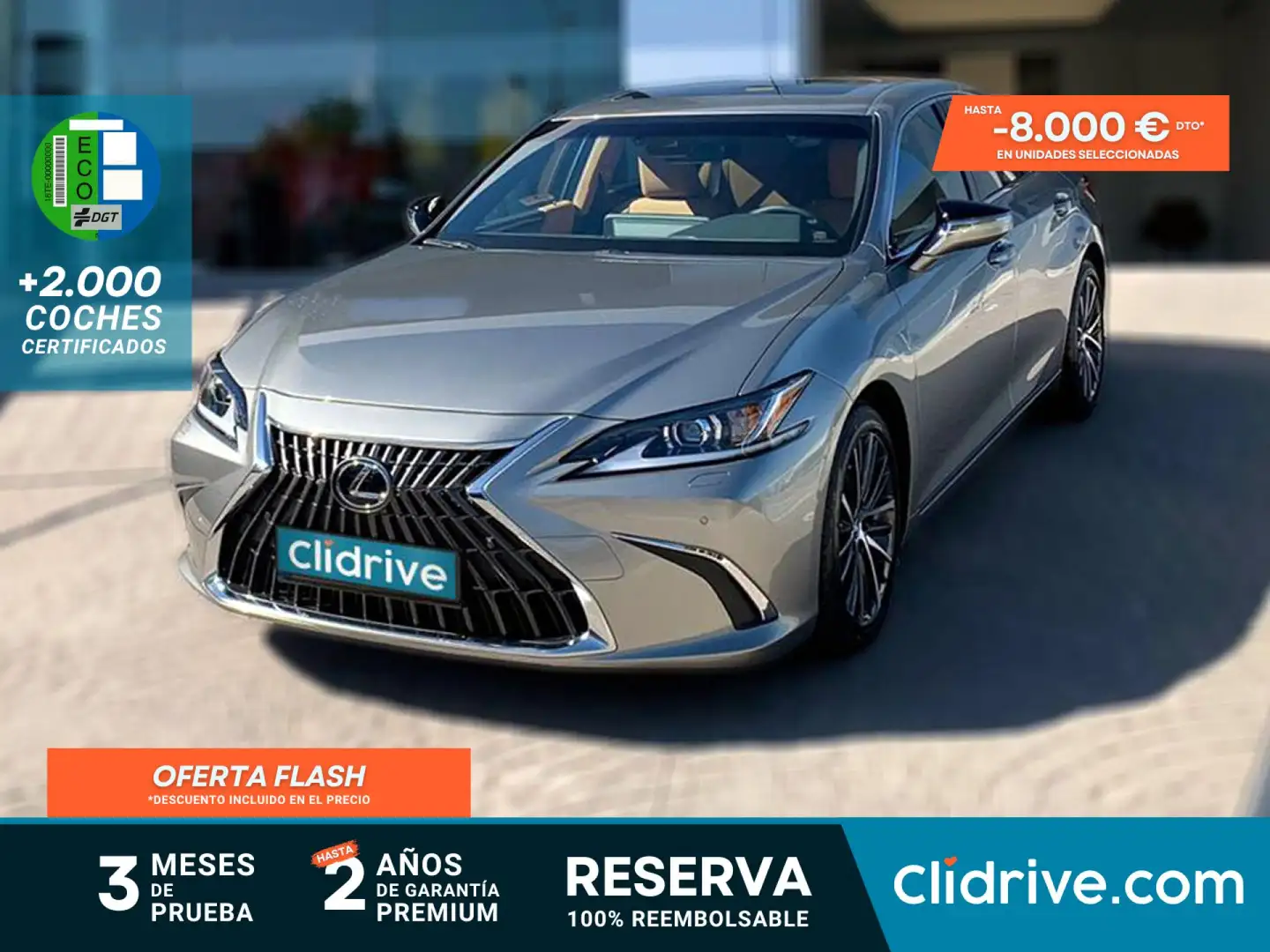 Lexus ES 300 2.5 300h ECO Gris - 1