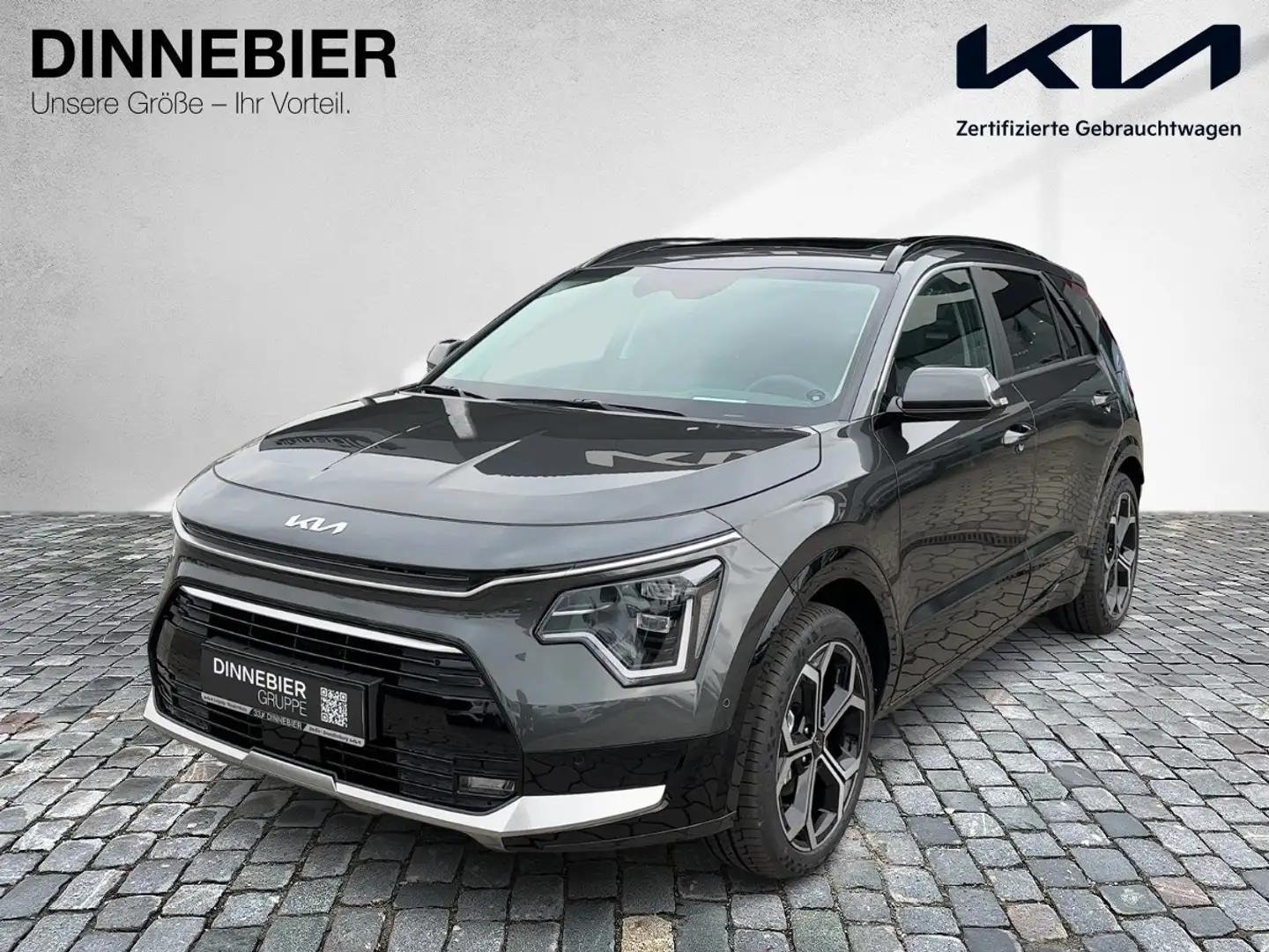 Kia Niro Spirit 1.6 HEV LED+Navi+Kamera+Glasdach Gris - 2
