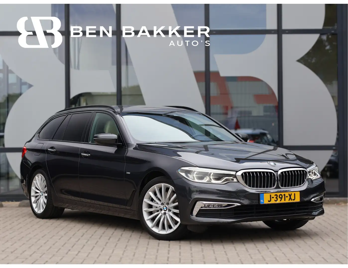 BMW 540 5-serie Touring 540i xDrive 340 PK HE Luxury Line Gris - 1
