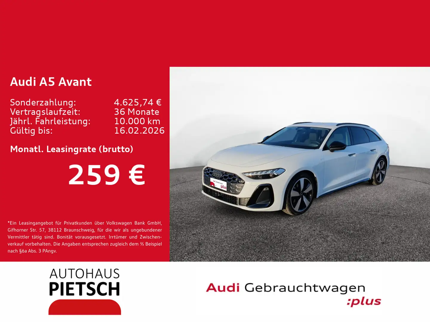 Audi A5 TFSI S line S tronic AHK LED+ ACC Weiß - 1