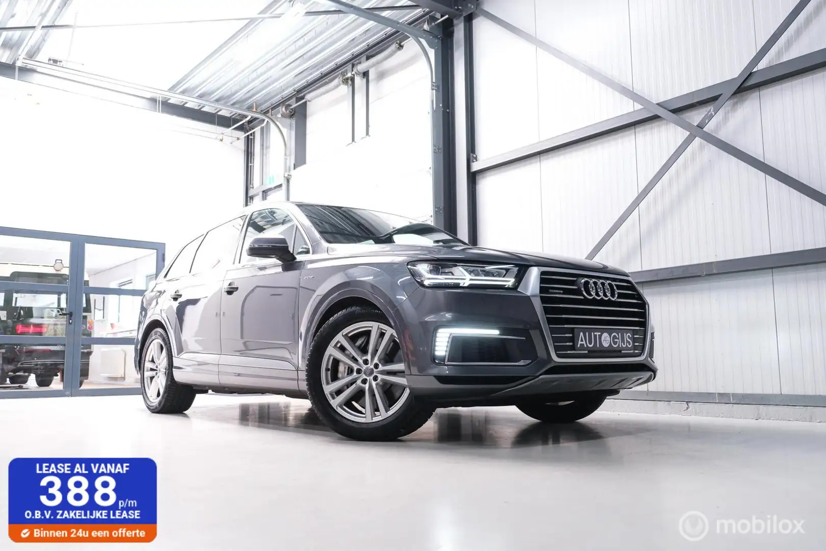 Audi Q7 3.0 TDI e-tron quattro S-Line 373 pk | Luchtvering Grijs - 1