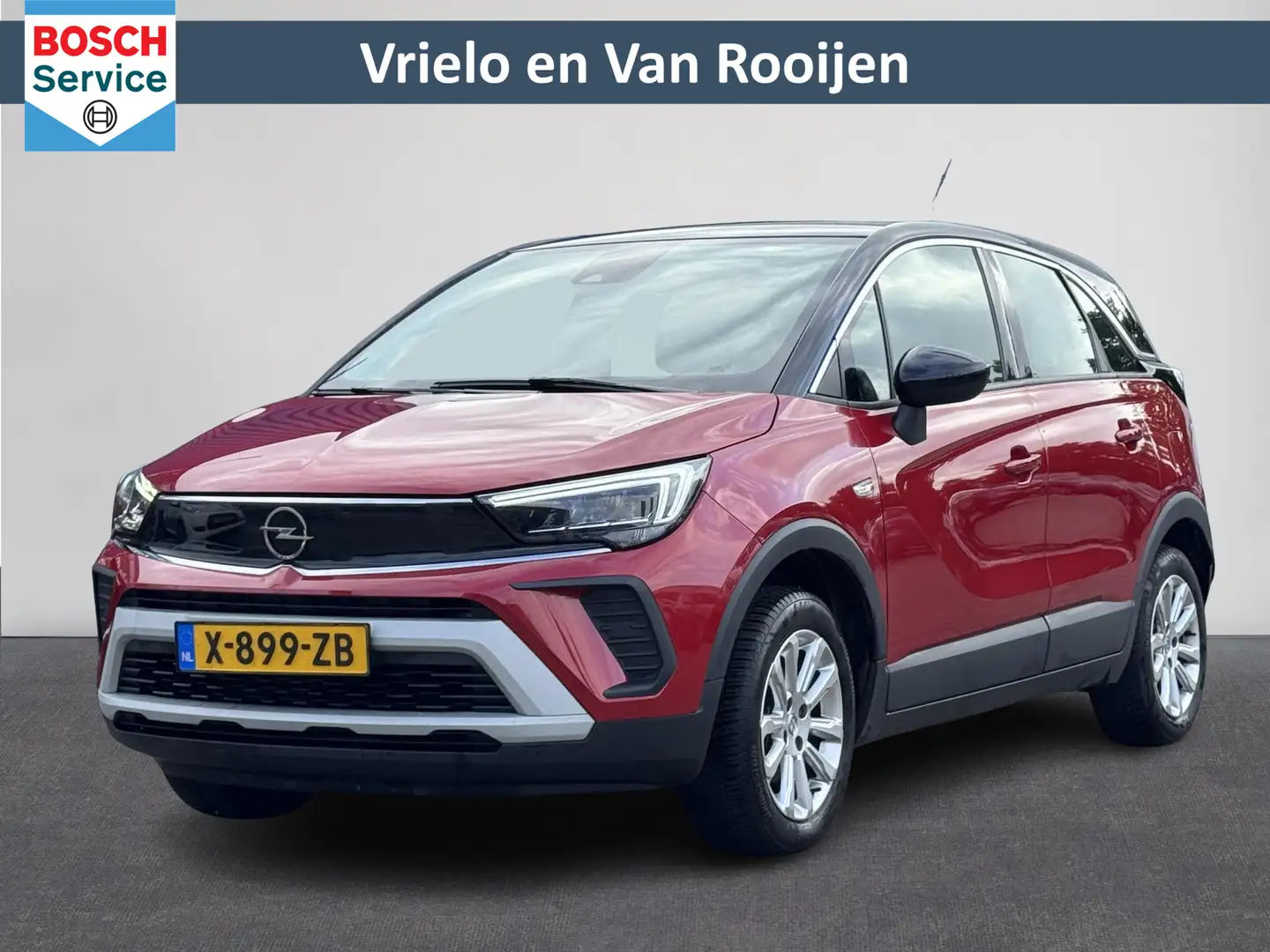 Opel Crossland 1.2 Turbo Elegance | Automaat | Camera | Carplay| Rood - 1