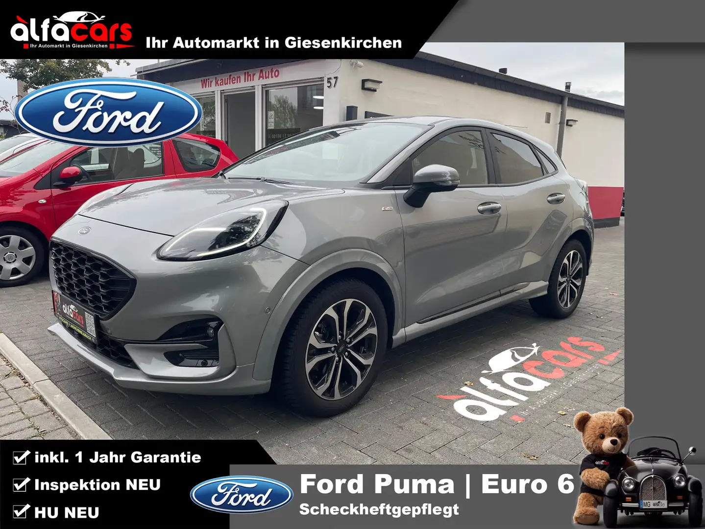Ford Puma ST-Line X  | Scheckheft  Euro 6 | HU NEU Grau - 1