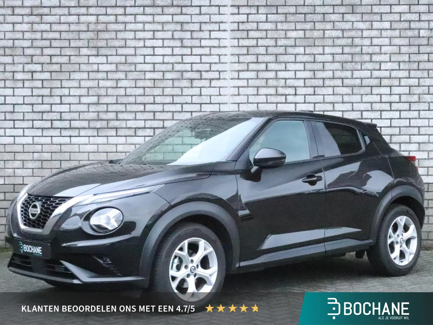 Nissan Juke 1.0 DIG-T Automaat N-Connecta | Achteruitrijcamera Zwart - 1