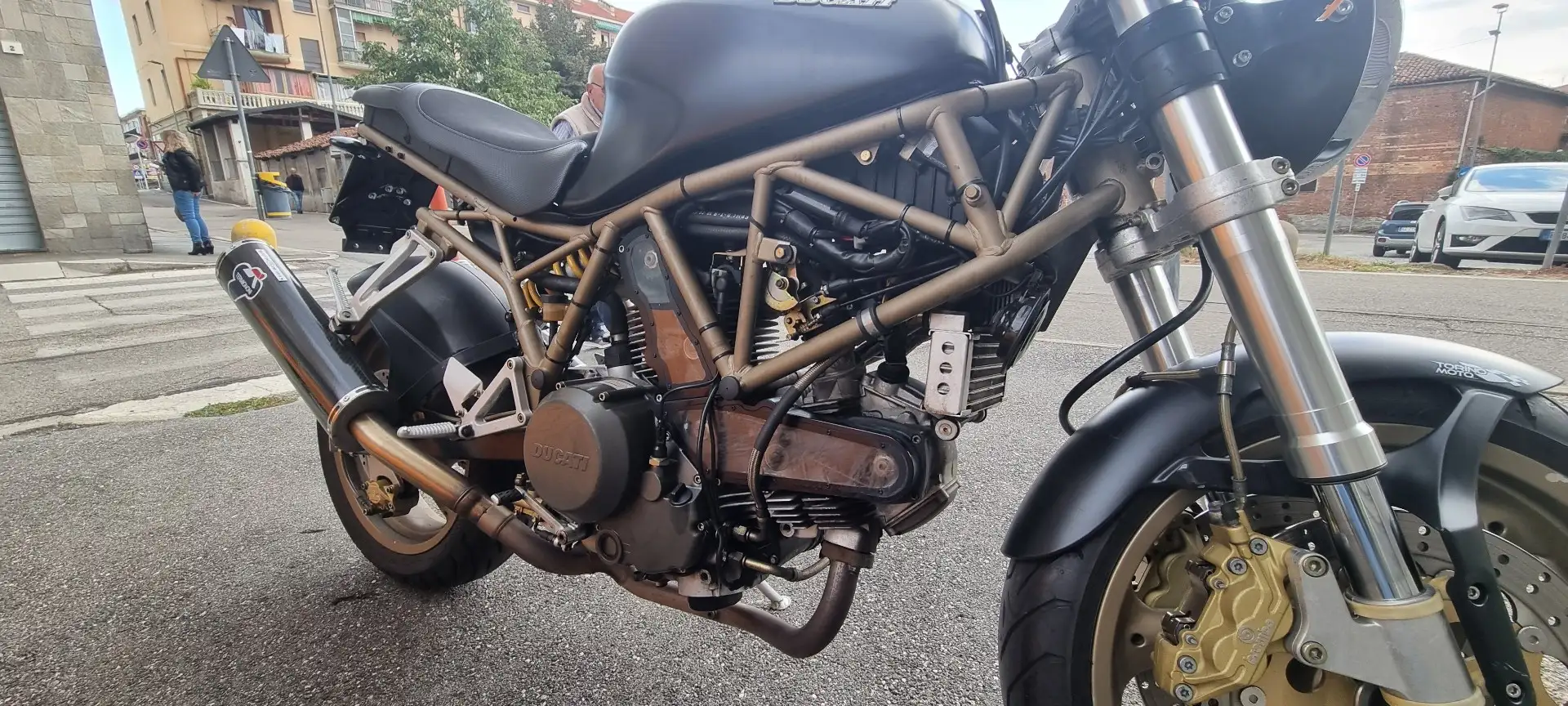 Ducati 750 SS cafè racer Negro - 2