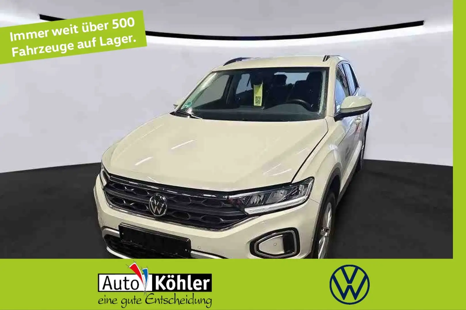 Volkswagen T-Roc Life TSi DSG CarPlay/AHK/Virt/LED/Facelift Grijs - 1