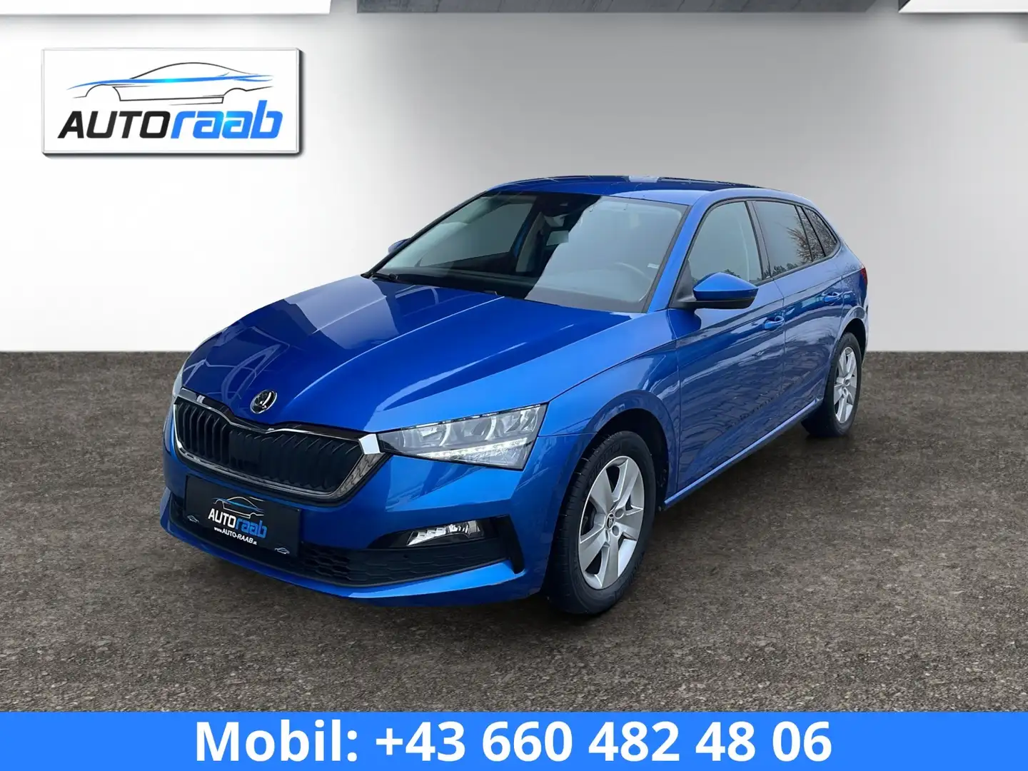 Skoda Scala Ambition 1,0 TSI **APP**SITZHZ**NAVI** Blau - 1