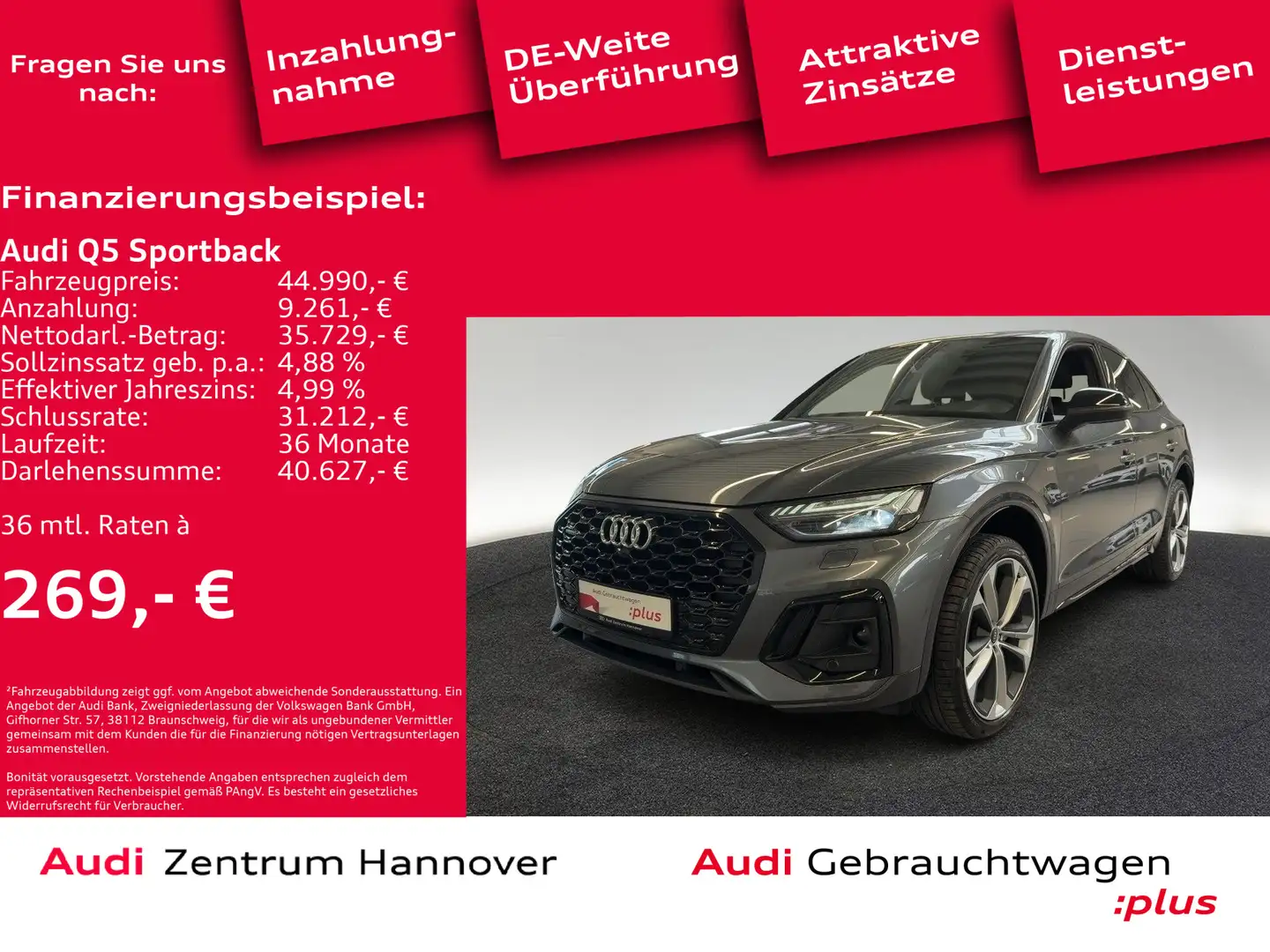 Audi Q5 40 TDI qu. S line Head-Up Matrix Ka Grau - 2