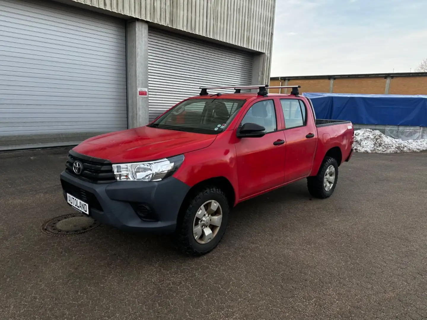 Toyota Hilux 2.4D-4D Double Cab Duty 4x4 rot foliert! Gris - 1