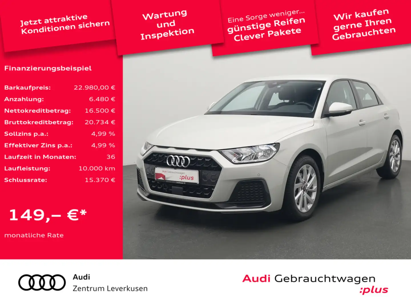 Audi A1 VIRT SHZ PDC KAM KLIMA PORT NAVI Schwarz - 1