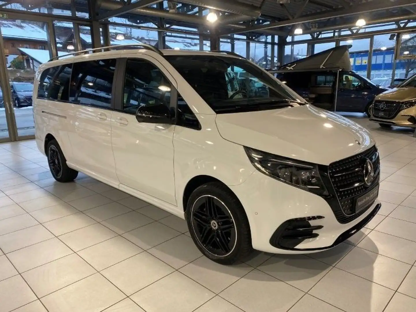 Mercedes-Benz V 300 d AVA Extralang AMG TISCH Sitzluft lange S Weiß - 2