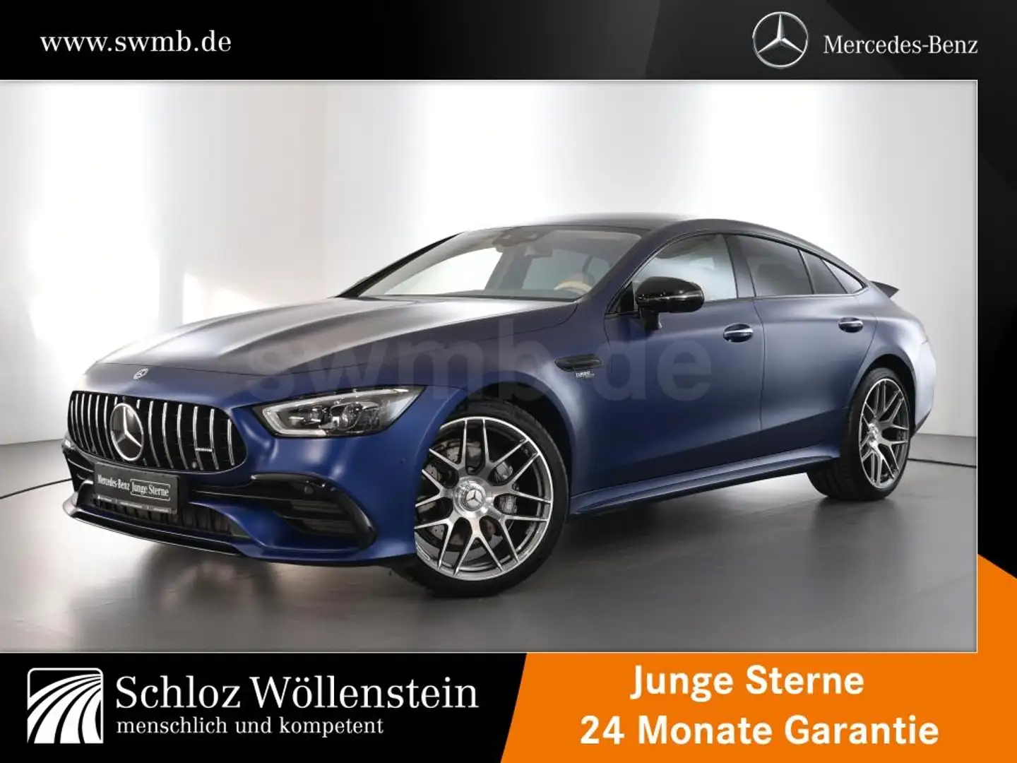 Mercedes-Benz AMG GT 43 4M+ MULTIBEAM/TRACK PACE/PerfAbgas/360 Blau - 1