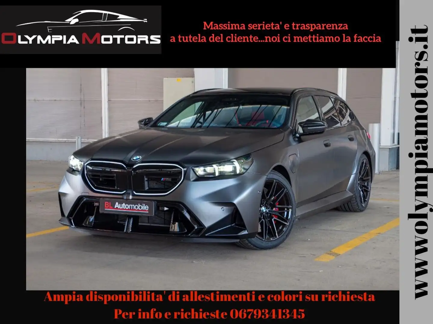 BMW M5 Touring 4.4 727CV PANORAMA CARBON LASER KAMERA 360 Grau - 1