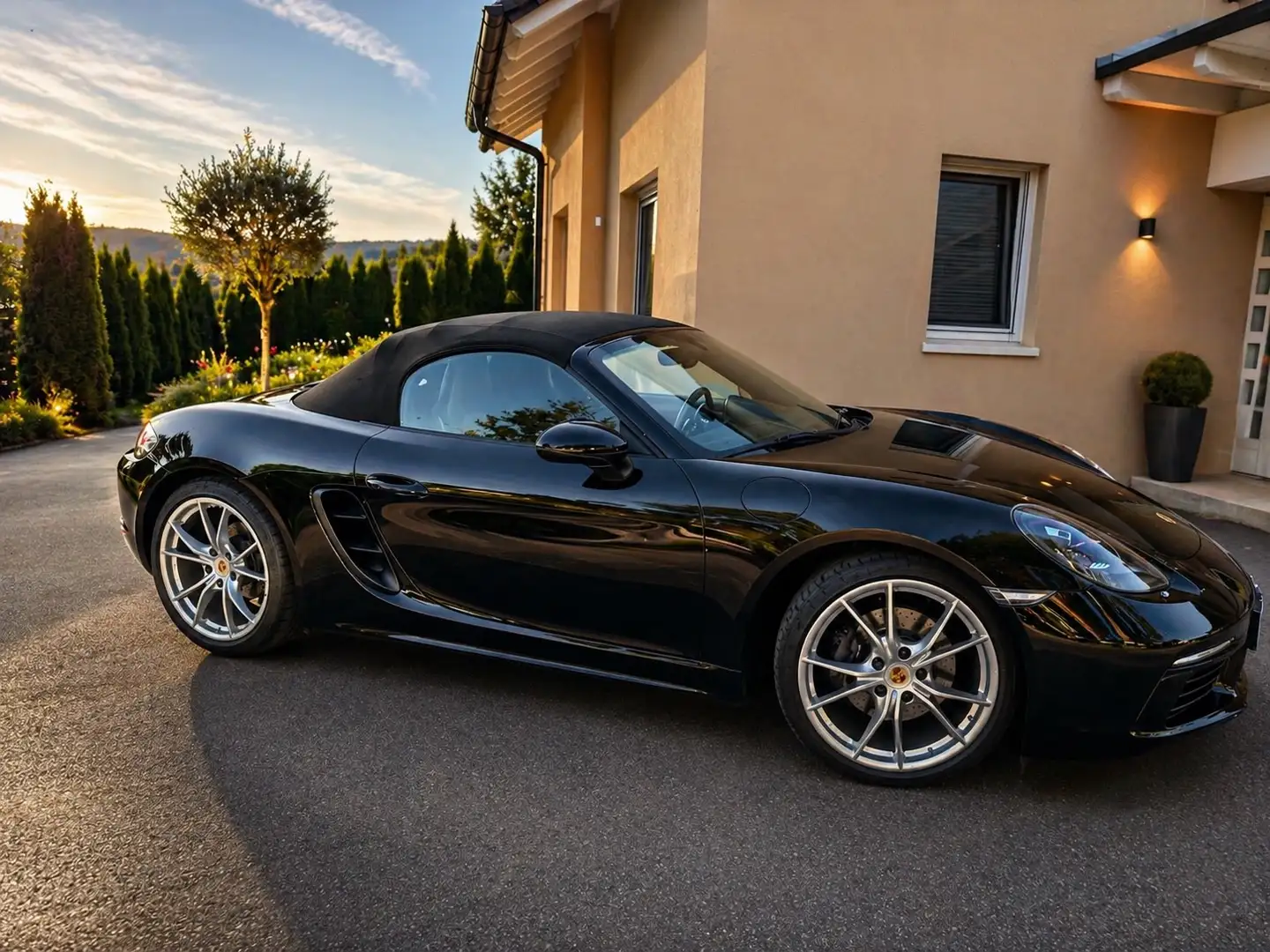 Porsche 718 Porsche Boxster 718 Boxster PDK (Typ 982) Cabrio / Schwarz - 2