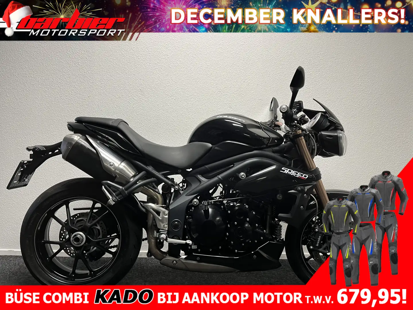 Triumph Speed Triple 1050 ABS Zwart - 1