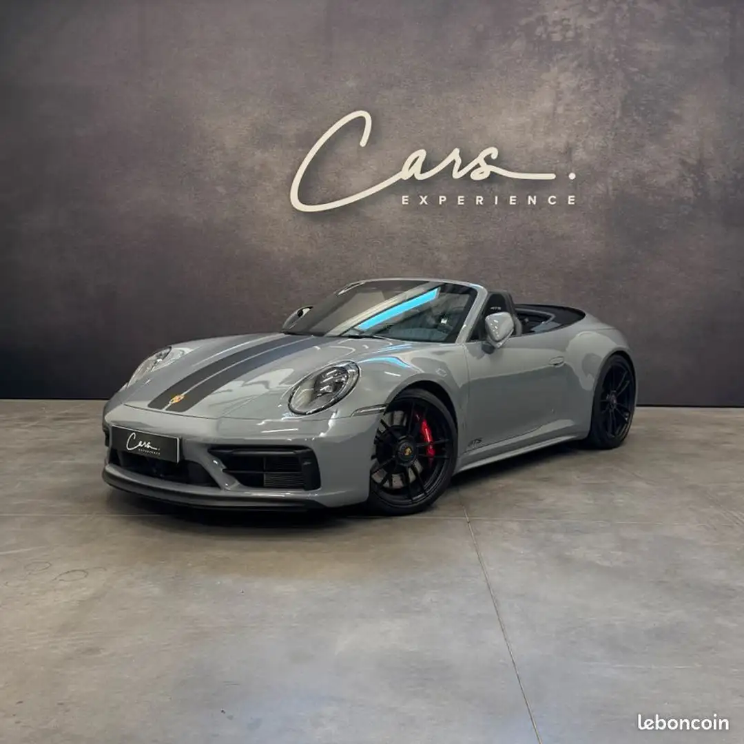 Porsche 911 992 Carrera 4 GTS Cabriolet 3.0 480 cv – FRANÇAISE Gris - 1