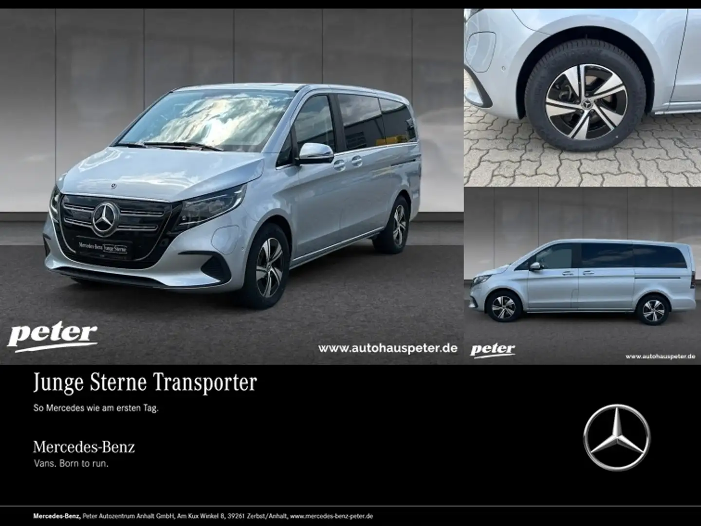 Mercedes-Benz EQV 300 AVANTGARDE Lang DISTR+LED Argintiu - 1