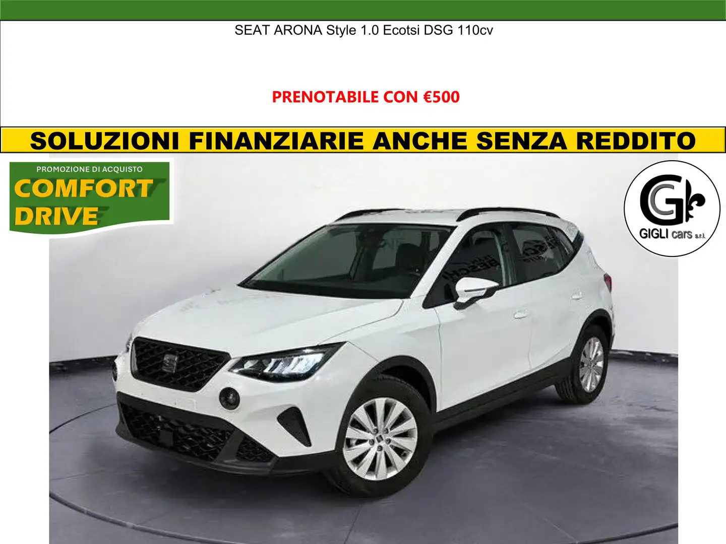 SEAT Arona Style DSG eco tsi Led Automatico PDC White - 1