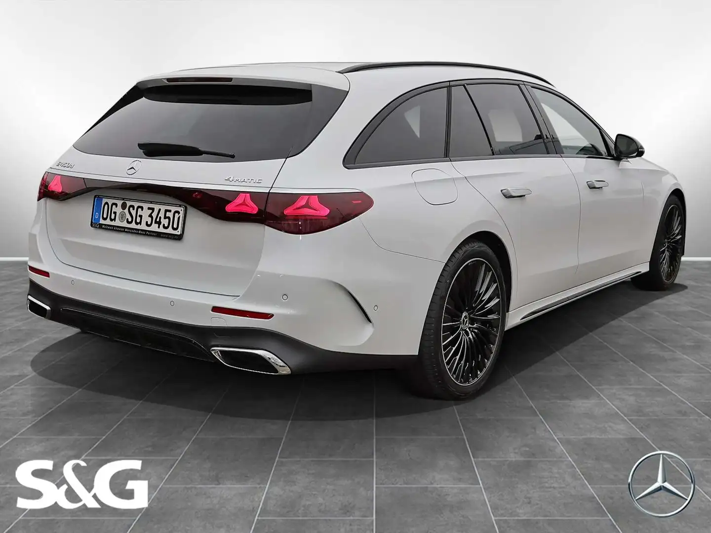 Mercedes-Benz E 450 d 4M T MBUX+360°+DIG-LED+AHK+Standhz.+Pano Weiß - 2