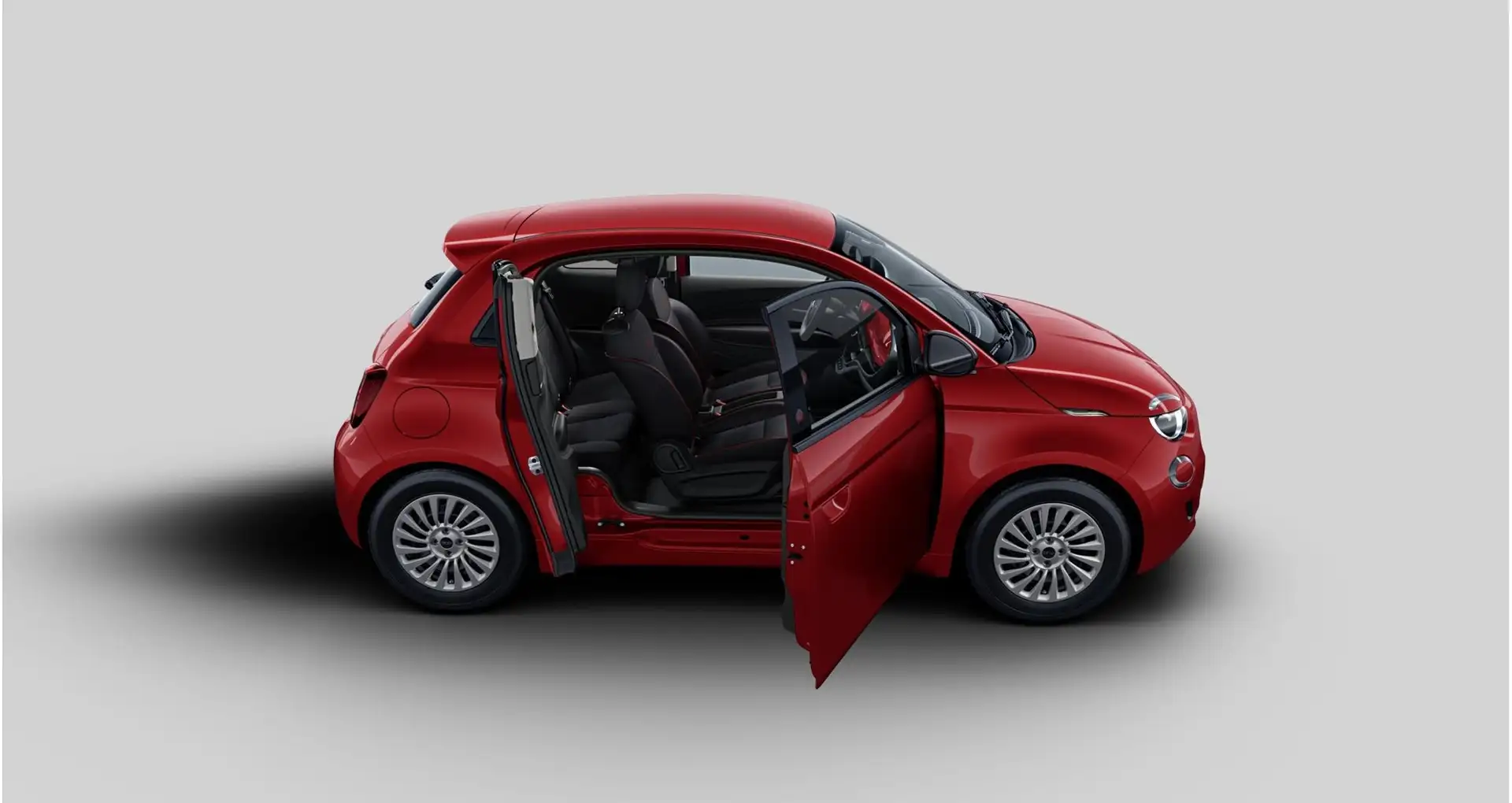 Fiat 500 3+1 RED 24 kWh | Cruise Control |Apple Carplay/And Rood - 2