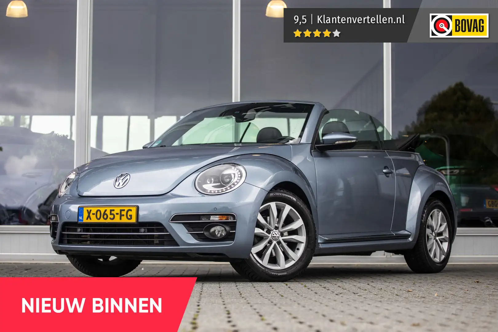 Volkswagen Beetle Cabriolet 1.2 TSI Exclusive Series | Xenon | Parke Blauw - 1