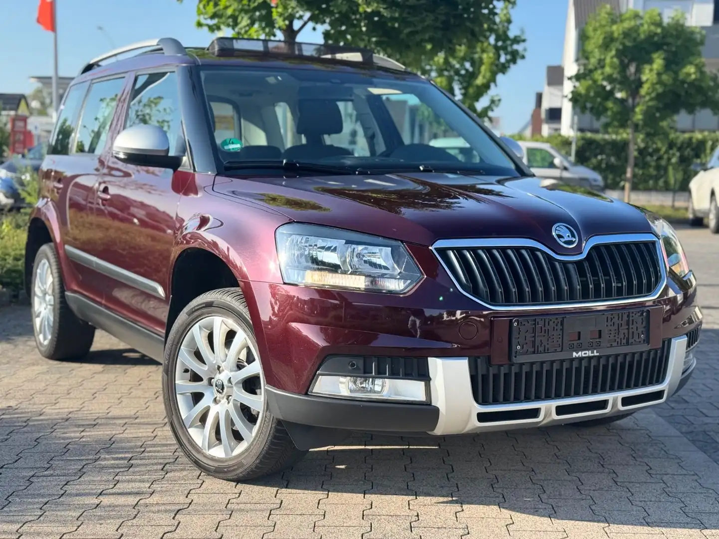 Skoda Yeti Elegance Outdoor 4x4*DSG*Pano*AHK*SHZ Rood - 1