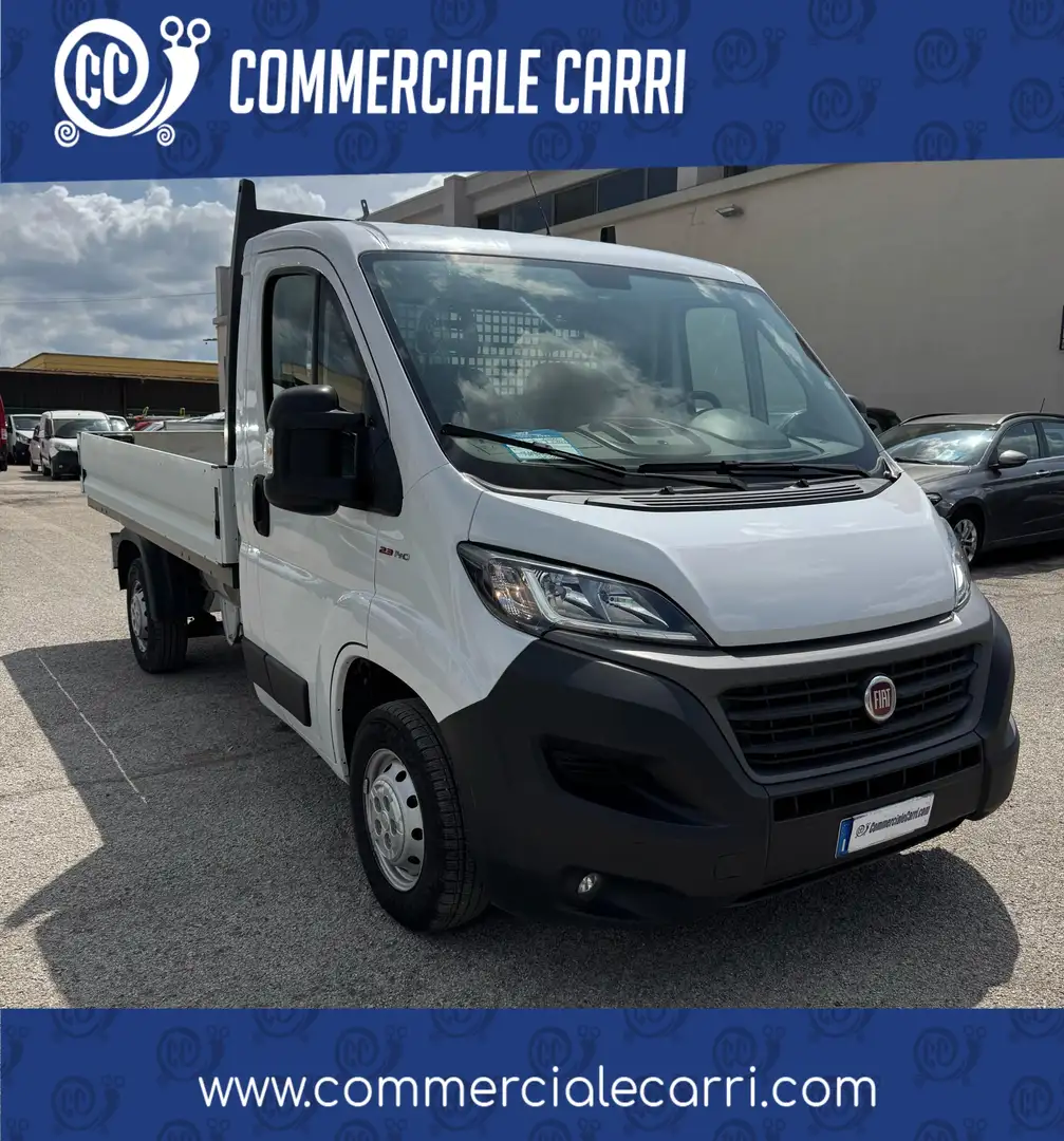 Fiat Ducato 35 MH1 2.3 M-JET CASSONE 3 POSTI - 2020 Wit - 1