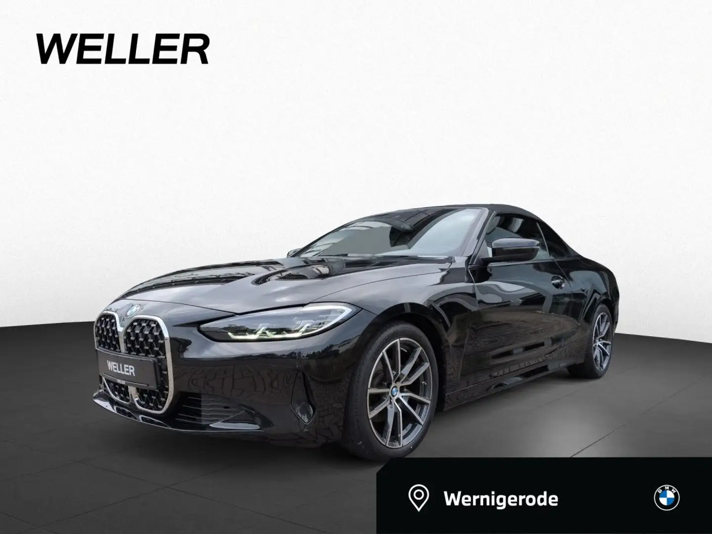 BMW 420 i Cabrio LiCPro Hifi DAB HUD Temp 18" SHZ PDC Noir - 1