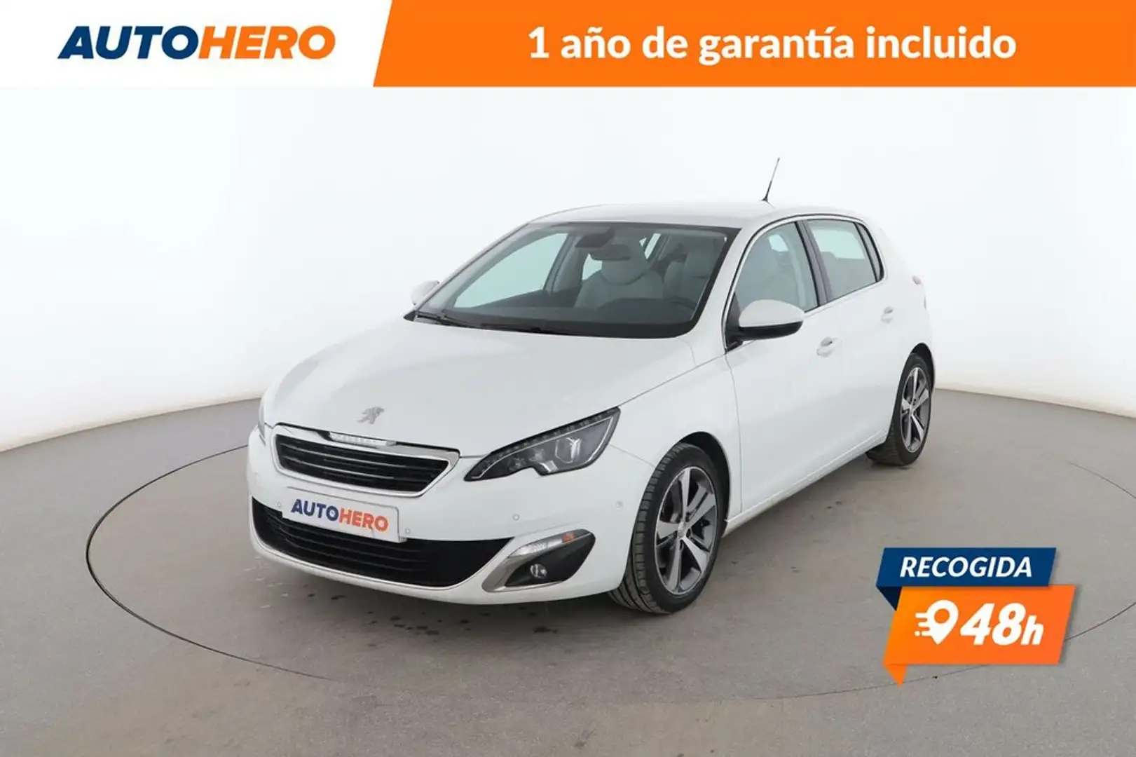 Peugeot 308 2.0 Blue-HDi Allure Blanco - 1