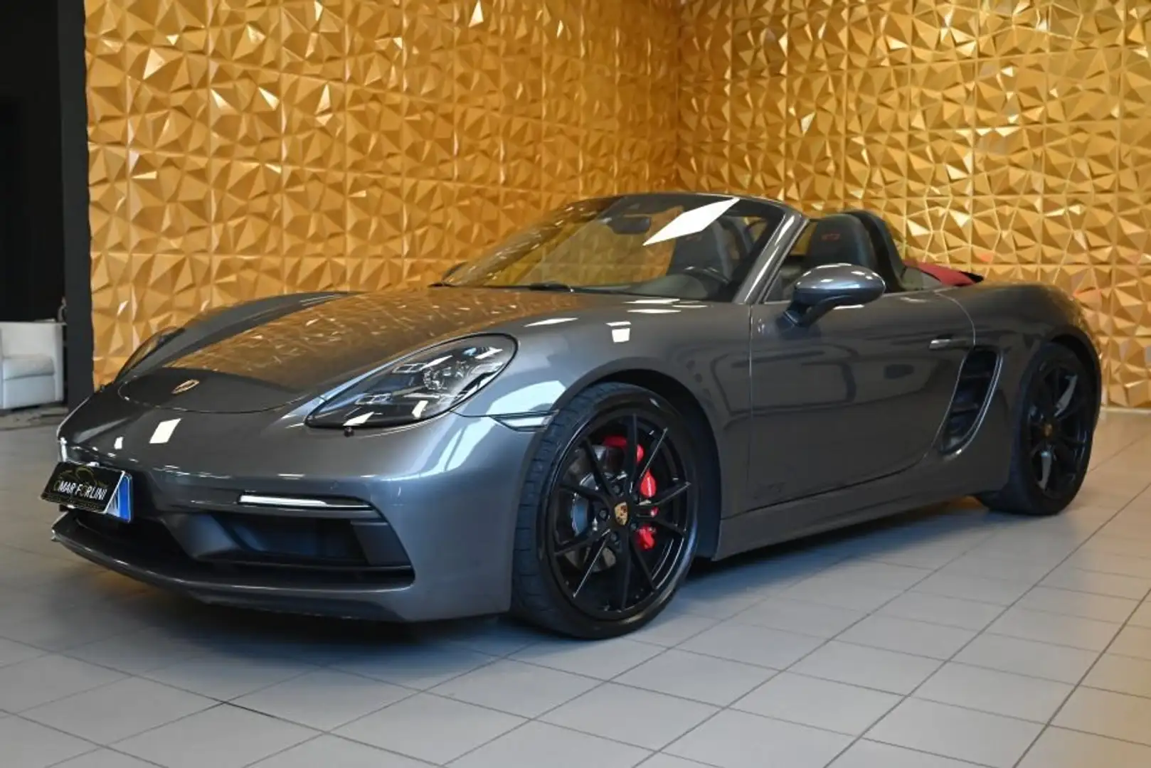 Porsche 718 Spyder BOXSTER GTS PDK BLACKED.CHRONO 20"CARBON.SCAR.PASM Gris - 1