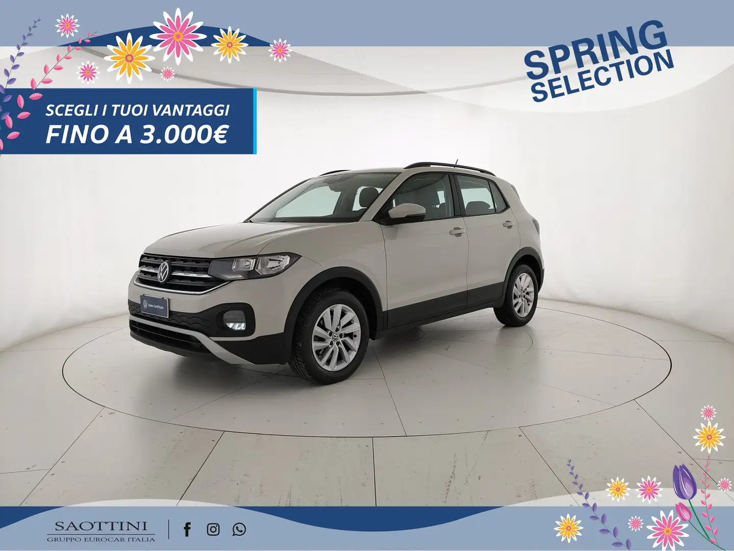Volkswagen T-Cross 1.0 TSI Style 95 CV Grigio - 1