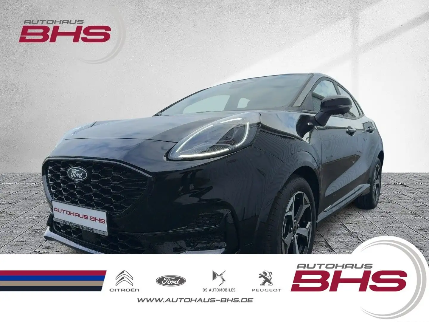 Ford Puma 1,0 EcoBoost 125 PS MHEV ST-Line Schwarz - 1
