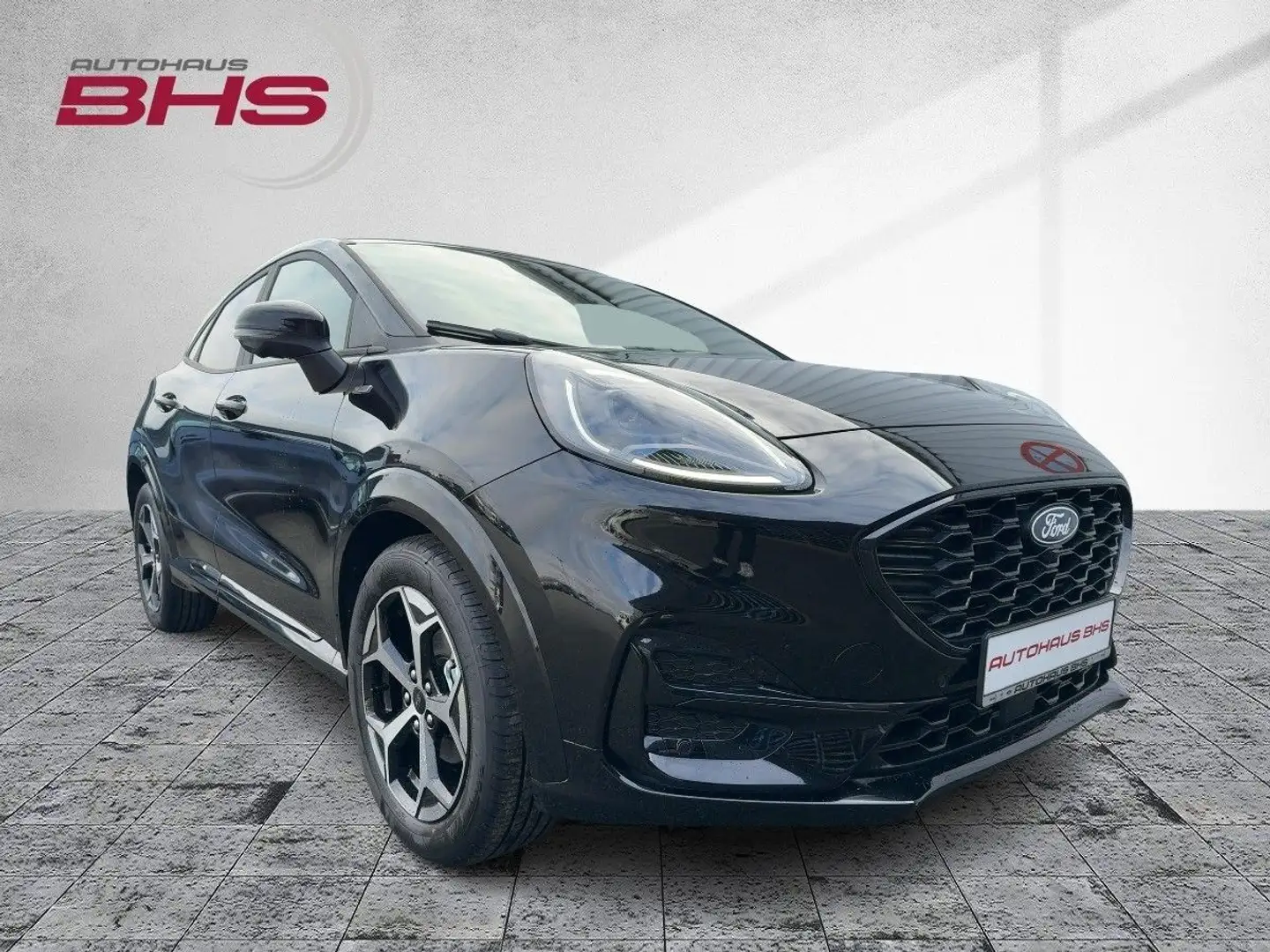 Ford Puma 1,0 EcoBoost 125 PS MHEV ST-Line Schwarz - 2