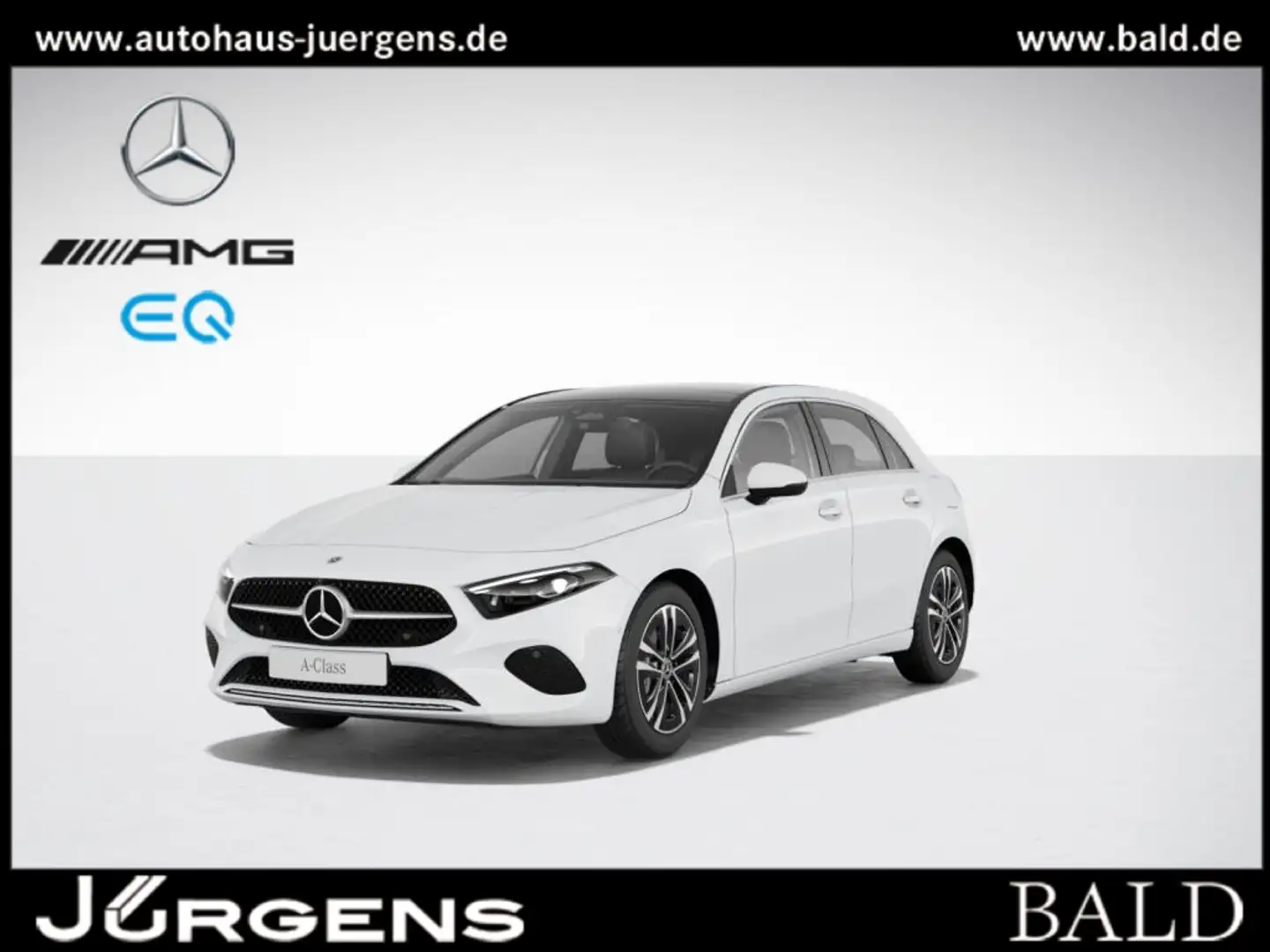 Mercedes-Benz A 200 Progressive/MLB/Cam/Pano/Distr/Totw/17' Weiß - 1