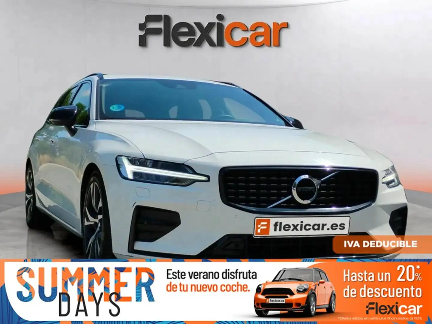 Volvo V60 2.0 B4 (D) R-Design Auto Blanco - 1
