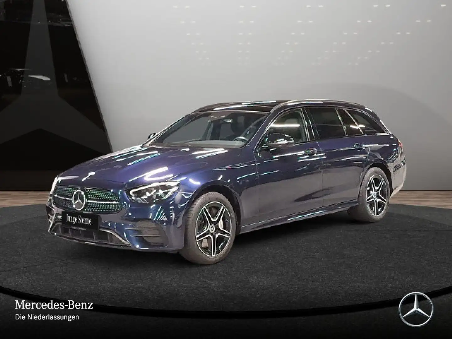 Mercedes-Benz E 300 de T 4M AMG+NIGHT+PANO+360+LED+FAHRASS+9G Bleu - 2