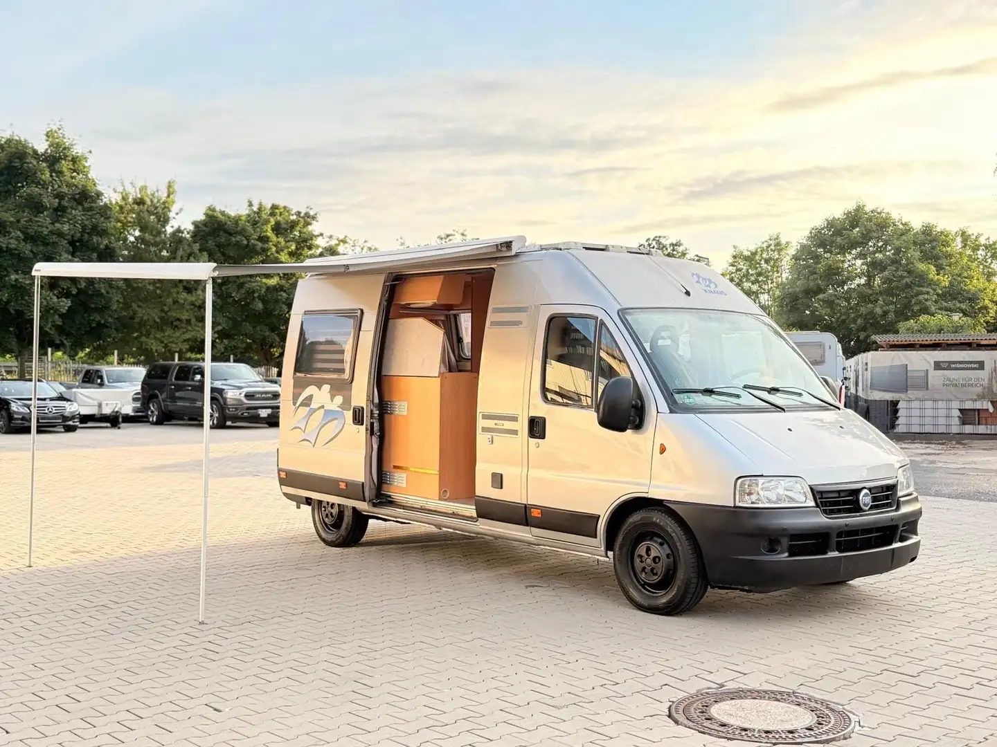 Fiat Fiat Ducato 2.8jtd Knaus Boxster Klima Tausch Mö Gris - 1