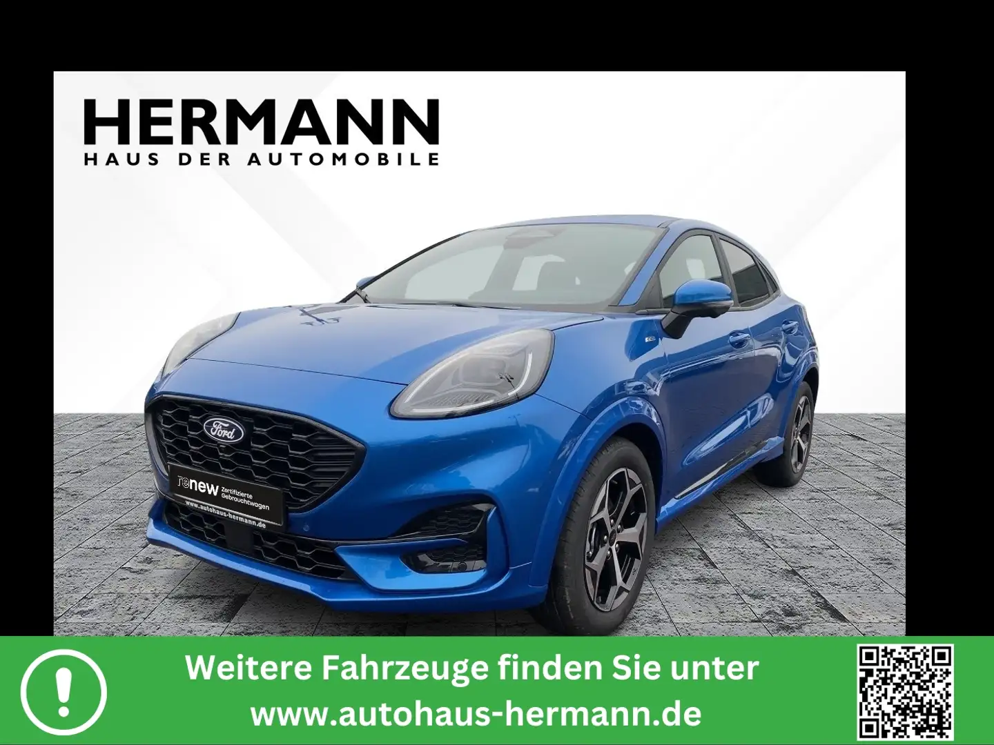 Ford Puma 1.0 EcoBoost Mild Hybrid ST-Linie S/S *LED Bleu - 1