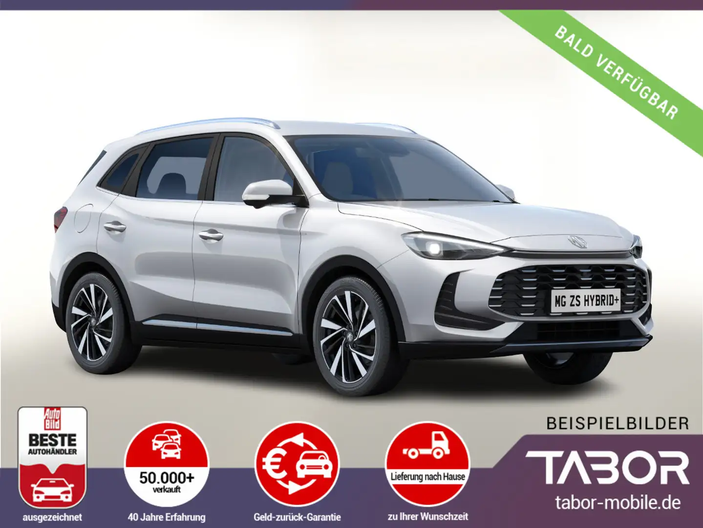 MG ZS Hybrid+ 197 Luxury LED Nav ACC 360Kam SHZ Wit - 1