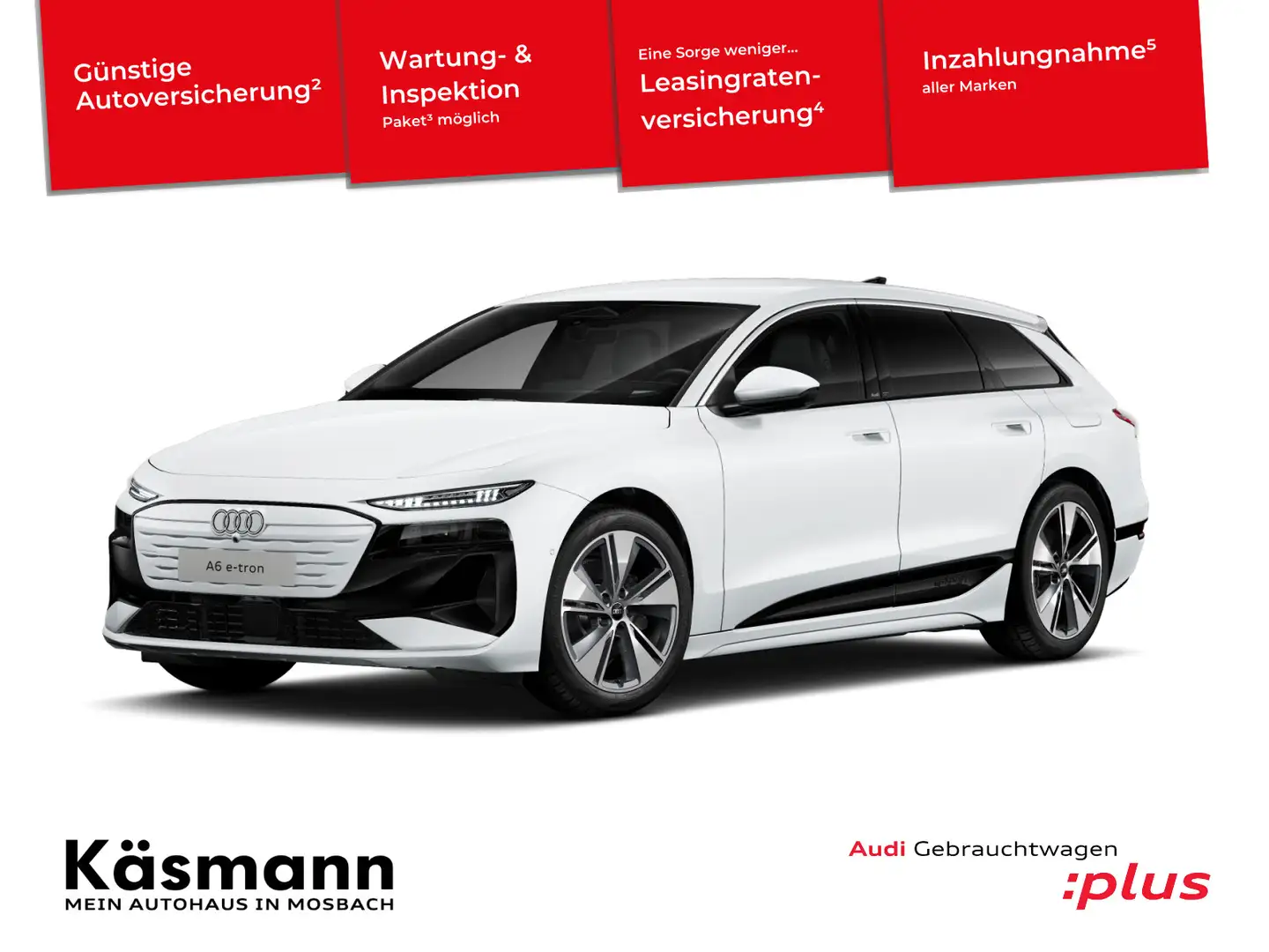 Audi Sonstige A6 e-tron Avant MATRIX AHK 360° BEIFAHRERDYSPLAY Weiß - 1