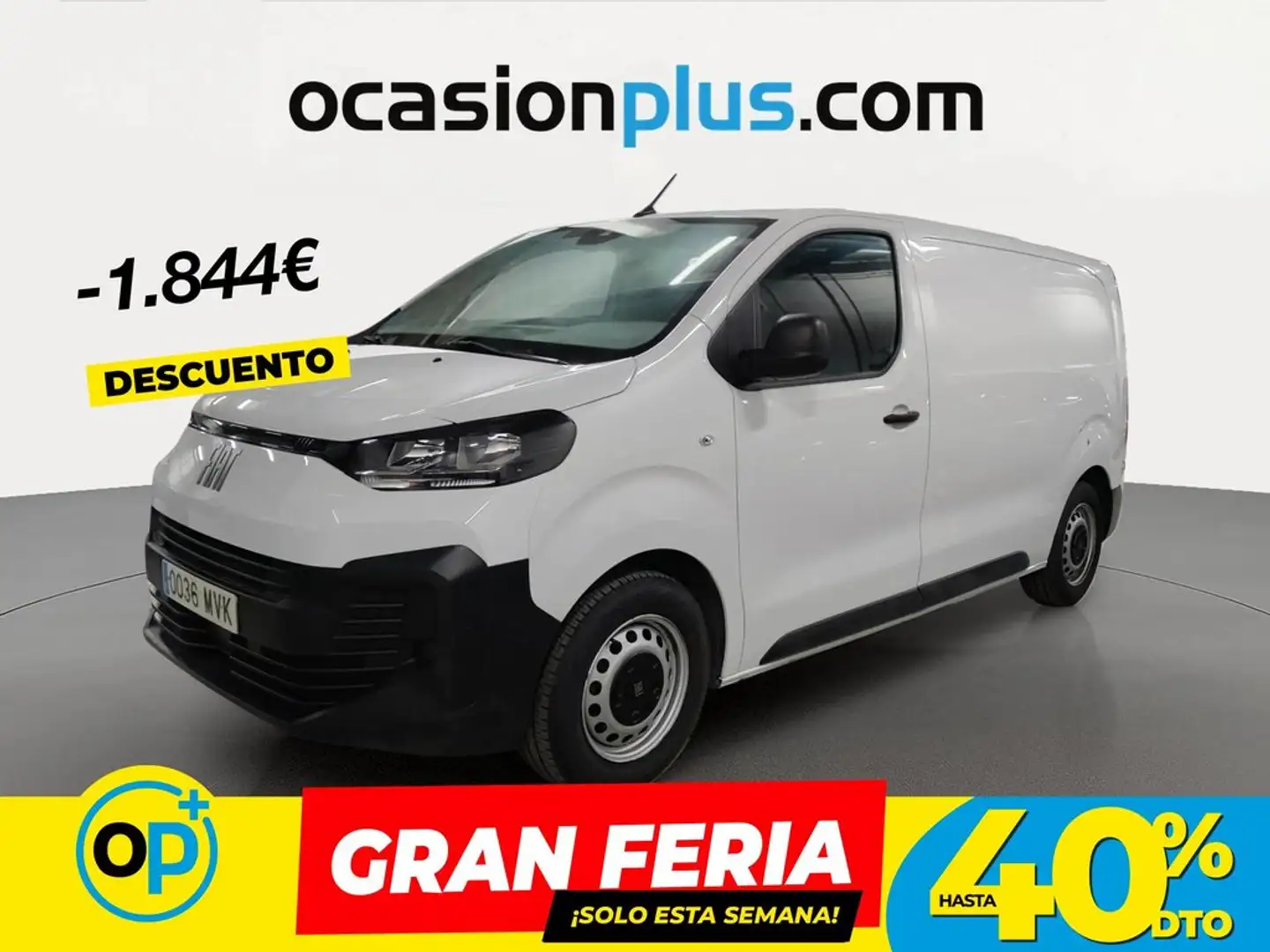 Fiat Scudo Furgón 1.5BlueHDI S&S L2 H1 88KW Blanco - 1