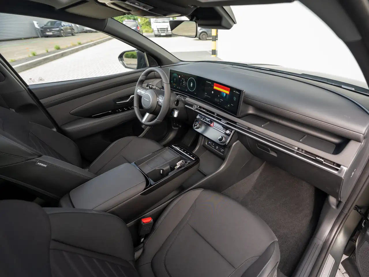 Hyundai TUCSON 1.6 T-GDi BLACK EDITION/PANO/CAMERA/KEYLESS/ZETELVERWARMING/LED/5 JAAR FABRIEKSGARANTIE, миниатюра 24