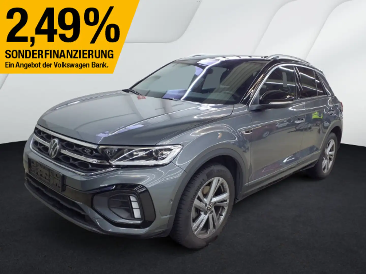 Volkswagen T-Roc 1.5 TSI R-Line DSG *AHK*ACC*NAV*R-CAM*SHZ* Grau - 2