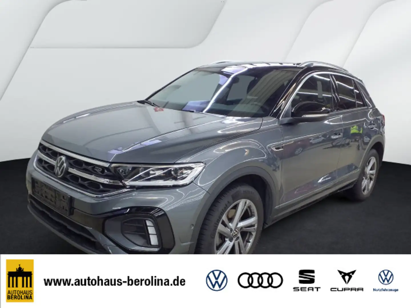 Volkswagen T-Roc 1.5 TSI R-Line DSG *AHK*ACC*NAV*R-CAM*SHZ* Grau - 1