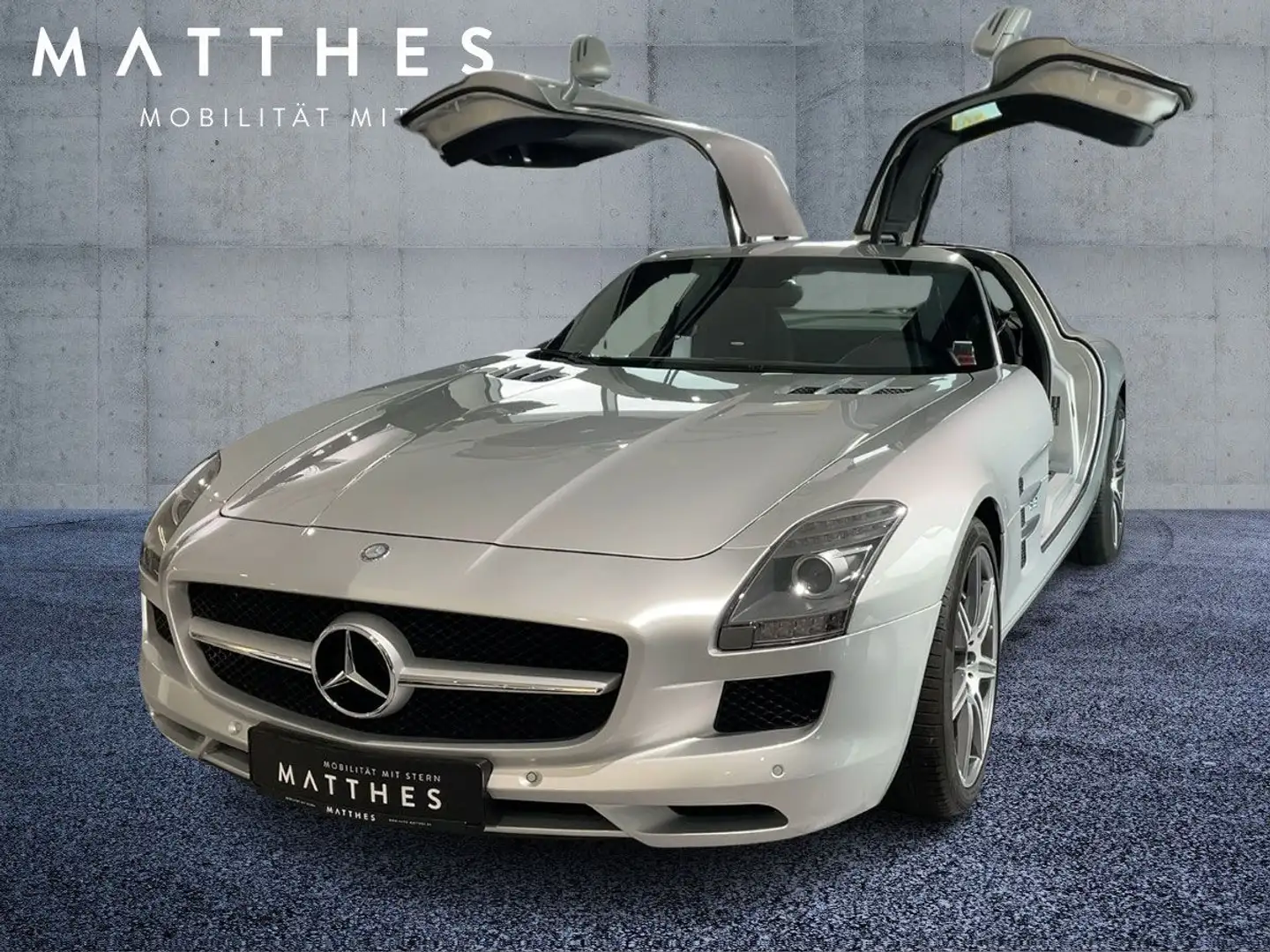 Mercedes-Benz SLS 1 Hand/ deutsches Fzg/ Memory/Kamera Srebrny - 1