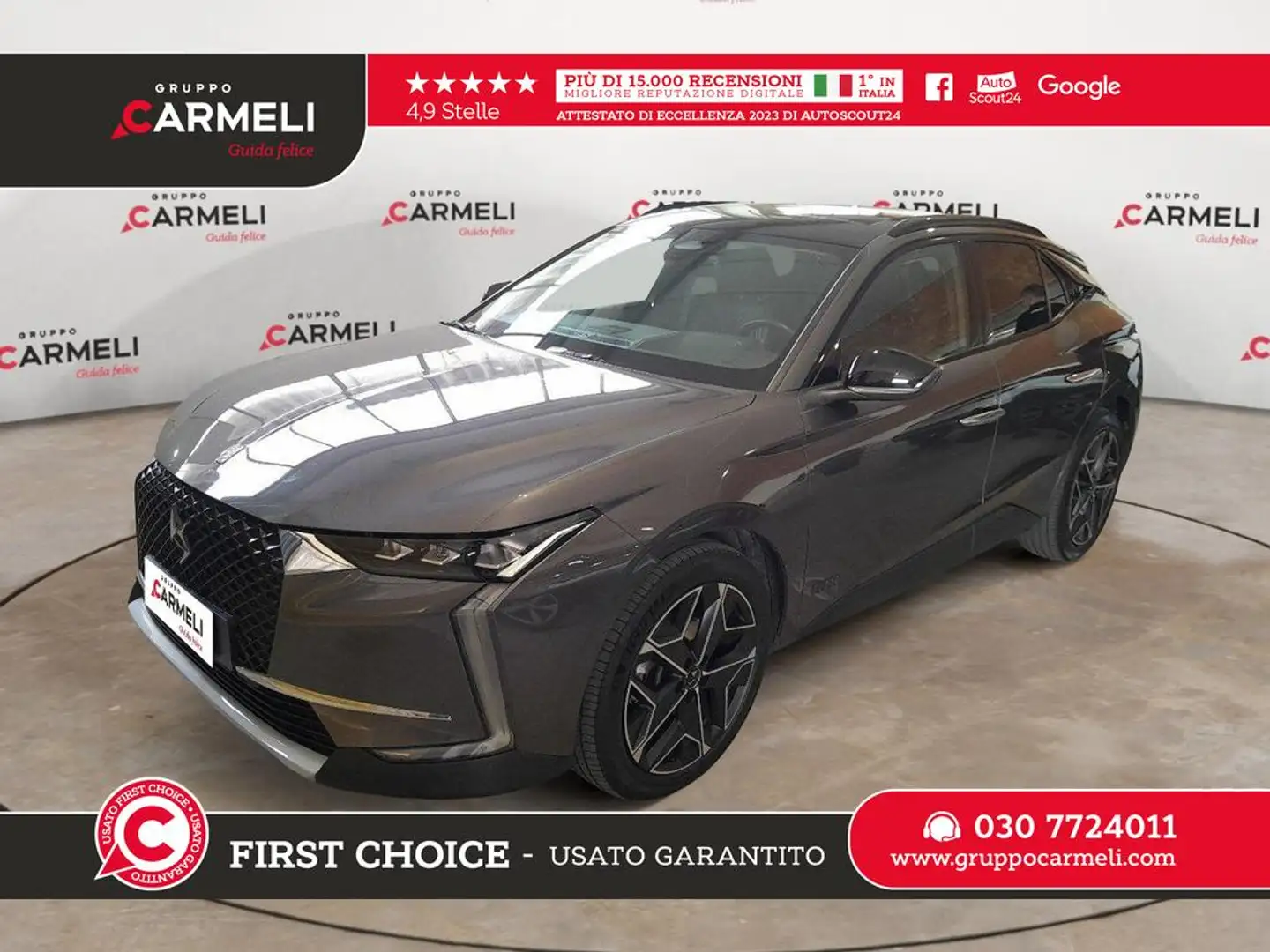 DS Automobiles DS 4 1.5 bluehdi Cross Rivoli 130cv auto Gri - 1