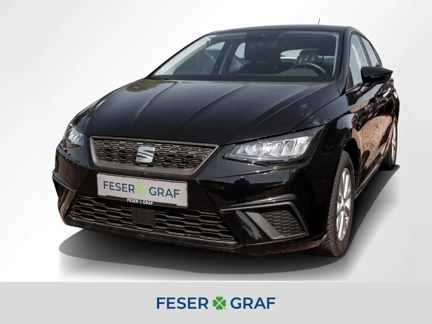 SEAT Ibiza 1.0 TSI Style Pro LED/ACC/SHZ/PDC/FullLink Schwarz - 1