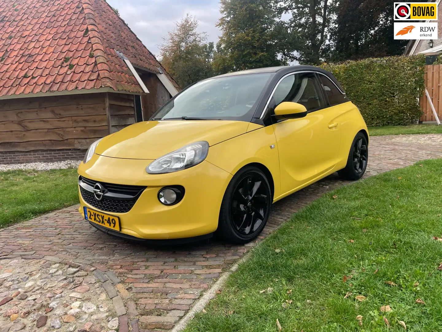 Opel Adam 1.4 Slam-17"-Clima-1/2 leer- Jaune - 1