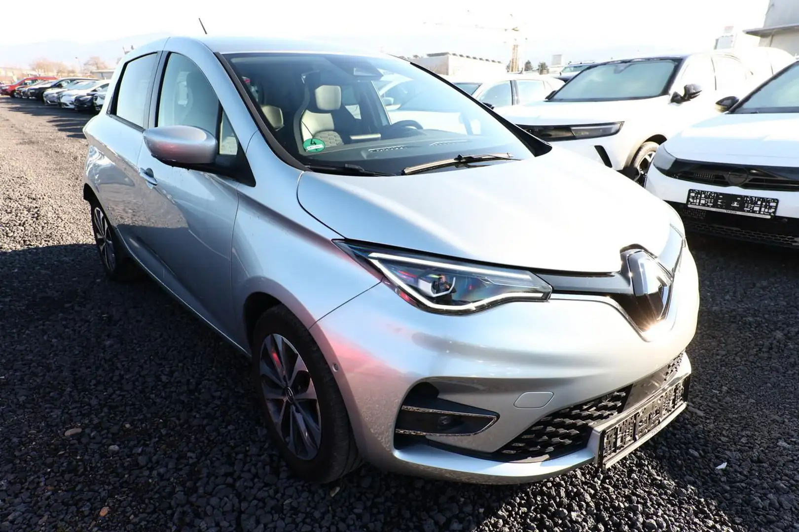 Renault ZOE Intens ZE50 R135 Kaufbatterie SHZ LED Nav 51 kW... Silber - 2