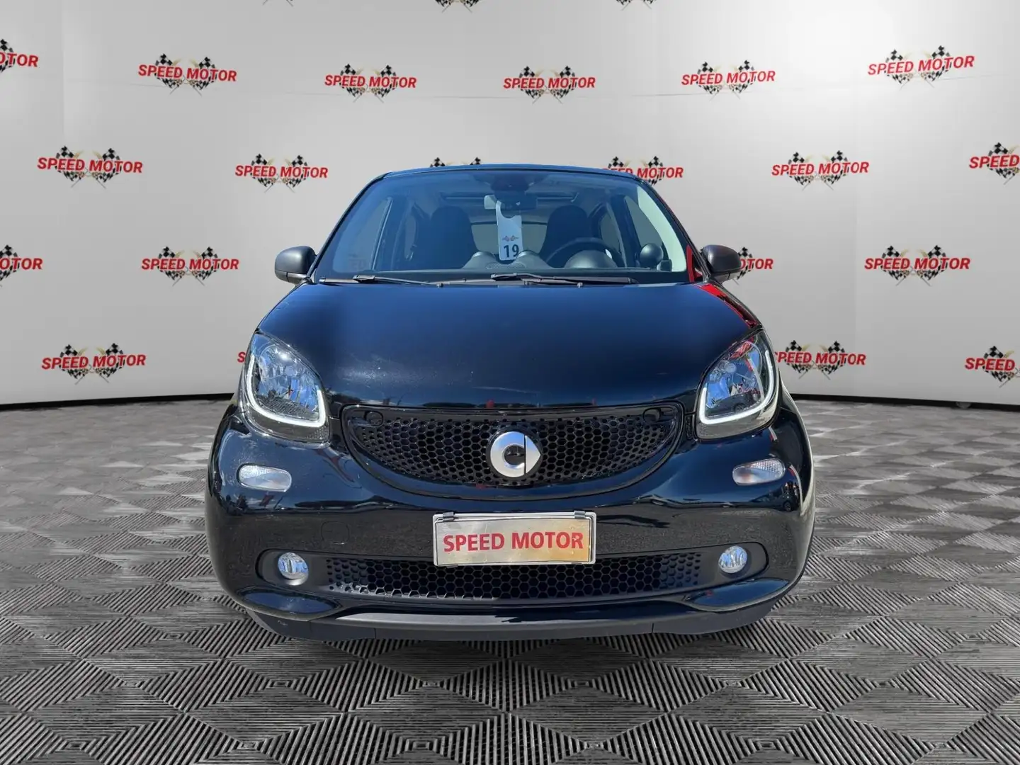 smart forFour forfour 90 CV Turbo Aut. Passion, TETTO PANORAMA, Nero - 2